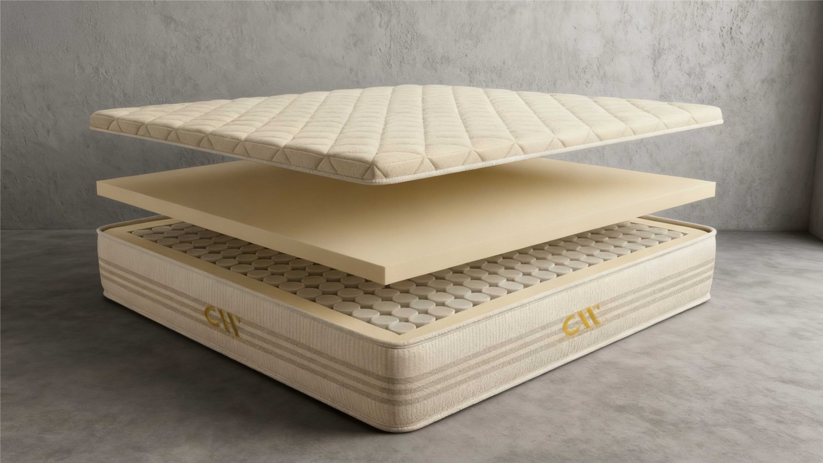 築臥床墊爆炸圖