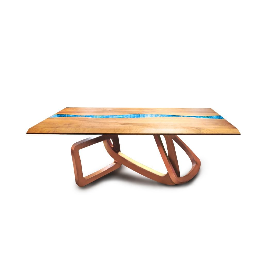 HOUSE 經典胡桃藍色河流